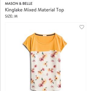 Mason & belle blouse